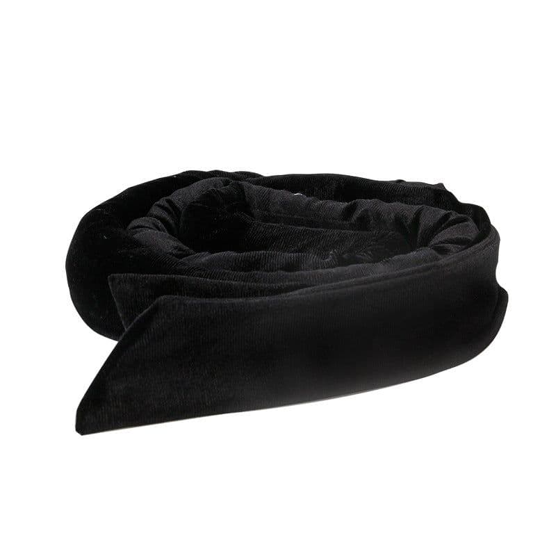image-INGRID No Heat Curling Ribbon Headband Leopard Print Cotton Velvet
