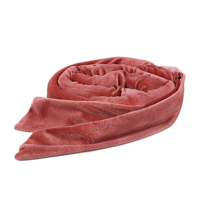 image-INGRID No Heat Curling Ribbon Headband Leopard Print Cotton Velvet