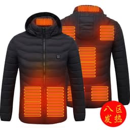 image-Heated Vest USB Electric Warming Jacket Men's Outdoor Padded