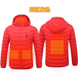 image-Heated Vest USB Electric Warming Jacket Men's Outdoor Padded