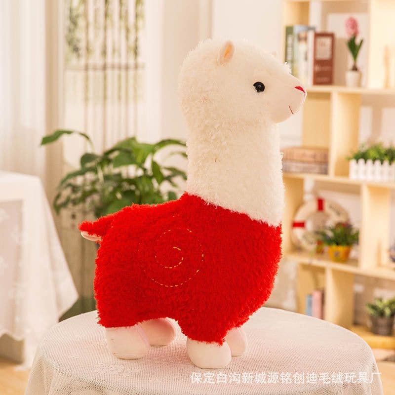 image-Alpaca Plush Toy 100cm Stuffed Animal Doll
