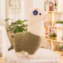 image-Alpaca Plush Toy 100cm Stuffed Animal Doll