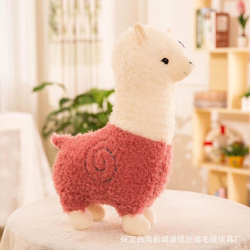 image-Alpaca Plush Toy 100cm Stuffed Animal Doll