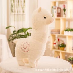 image-Alpaca Plush Toy 100cm Stuffed Animal Doll