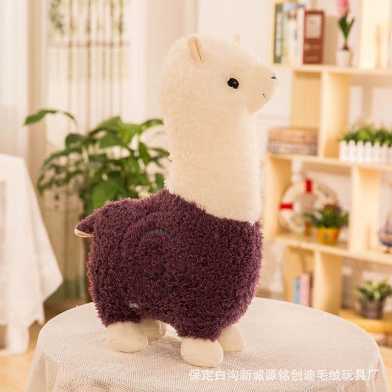 image-Alpaca Plush Toy 100cm Stuffed Animal Doll