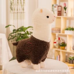 image-Alpaca Plush Toy 100cm Stuffed Animal Doll