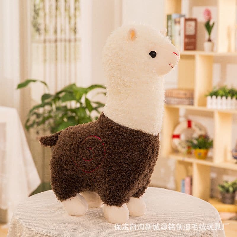 image-Alpaca Plush Toy 100cm Stuffed Animal Doll