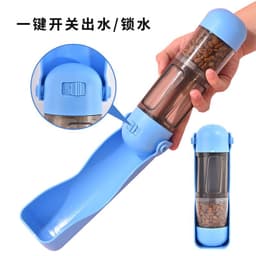 image-Portable Pet Water & Food Cup for Dogs - Travel Feeding Bottle