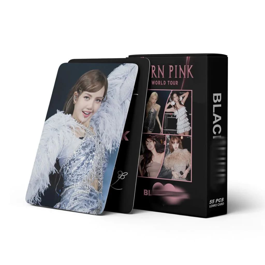 image-BLACKPINK Born Pink 55 Photo Cards Set JISOO LISA ROSE JENNIE