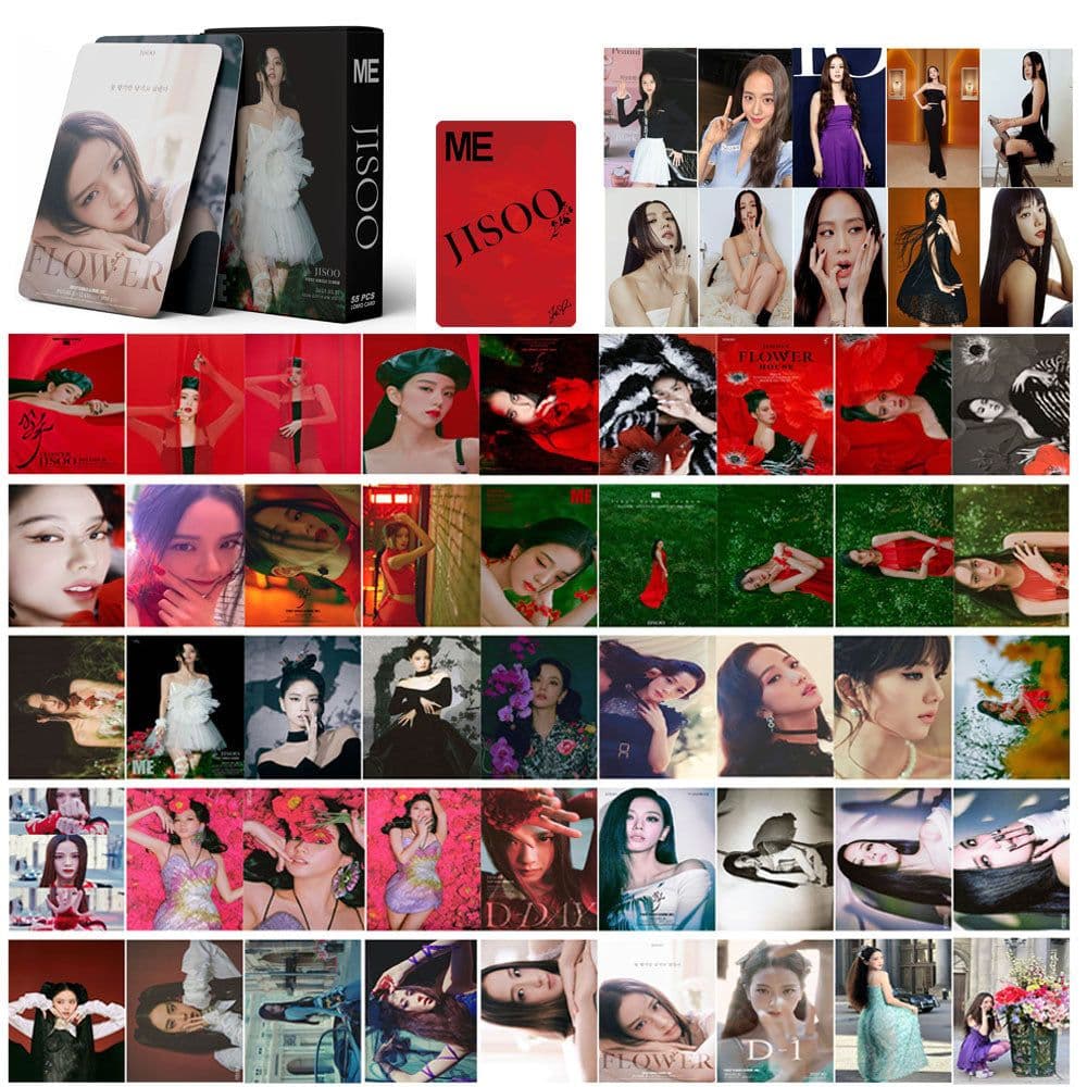 image-BLACKPINK Born Pink 55 Photo Cards Set JISOO LISA ROSE JENNIE