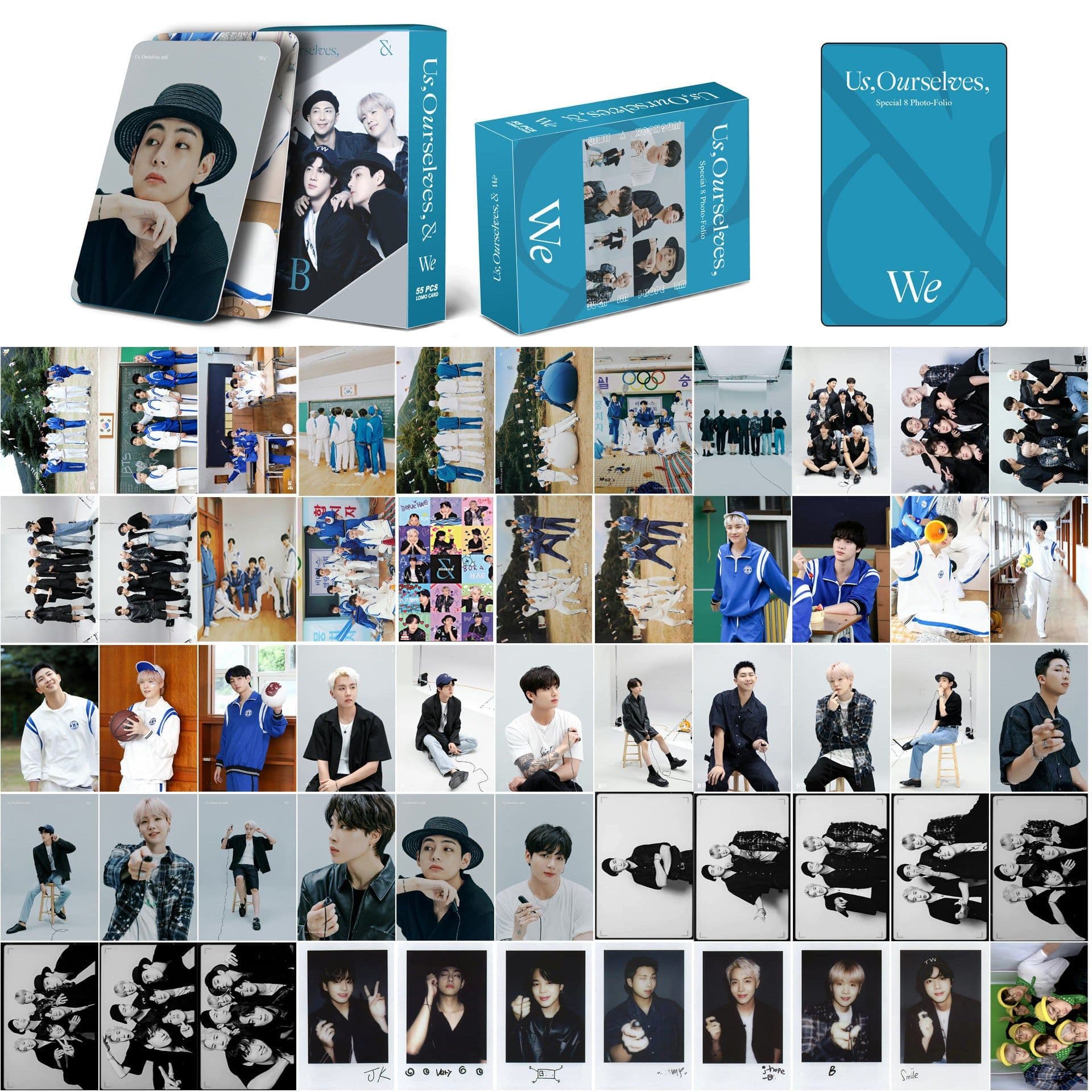 image-BTS 55 Photo Cards Collection Yet to Come LOMO 10th Anniversary