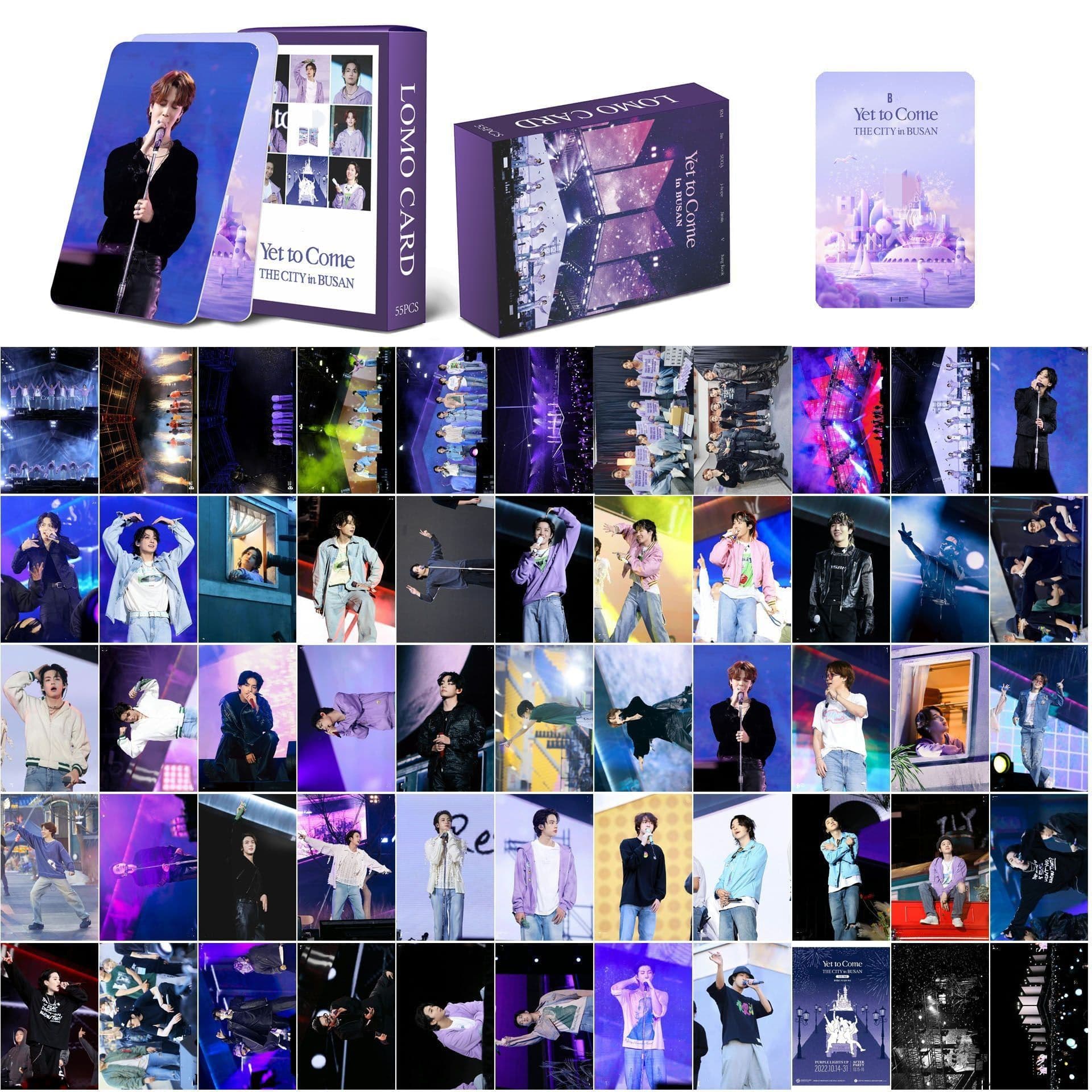 image-BTS 55 Photo Cards Collection Yet to Come LOMO 10th Anniversary
