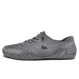 image-LDECK Men's Casual Shoes Low Top Round Toe Flat Slip-On Shoes