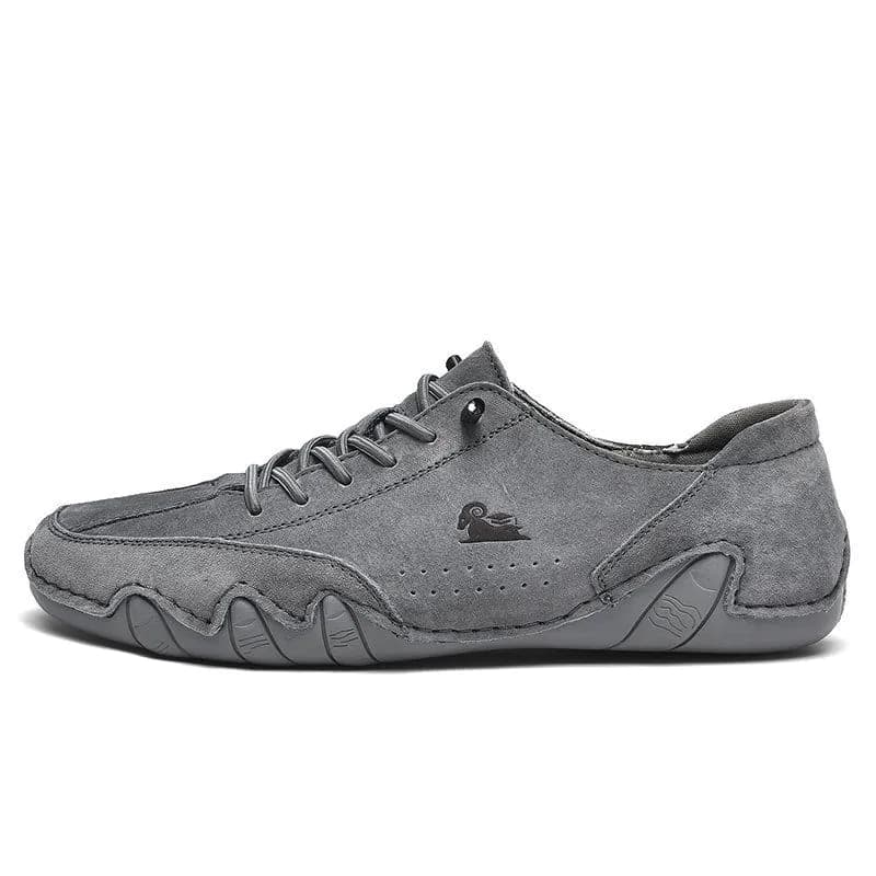 image-LDECK Men's Casual Shoes Low Top Round Toe Flat Slip-On Shoes
