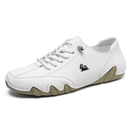 image-LDECK Men's Casual Shoes Low Top Round Toe Flat Slip-On Shoes