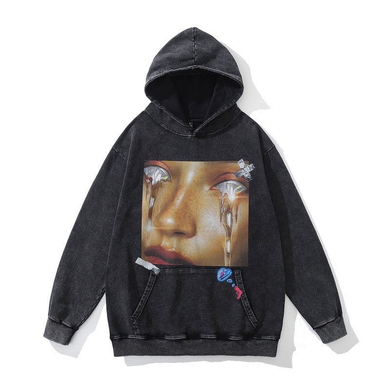 image-TKPA Hip-Hop Hooded Sweatshirt Loose Fit Unisex Streetwear