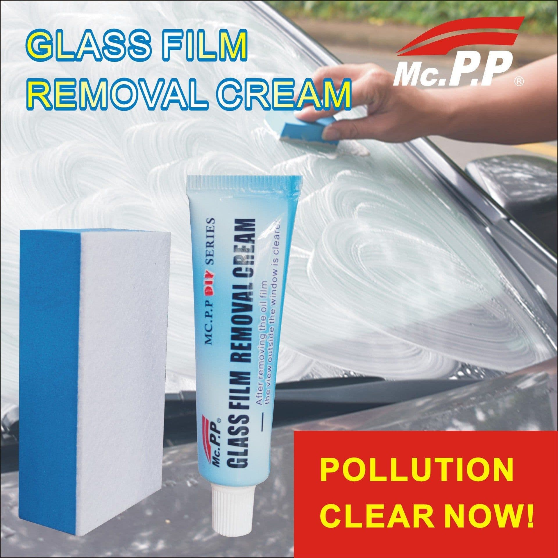 image-Yicai Glass Oil Film Remover 20g White