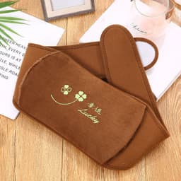 image-Rechargeable Hot Water Bottle Waist Belt Warmer with Plush Cover