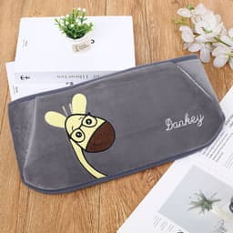 image-Rechargeable Hot Water Bottle Waist Belt Warmer with Plush Cover