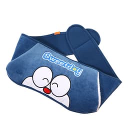 image-Rechargeable Hot Water Bottle Waist Belt Warmer with Plush Cover