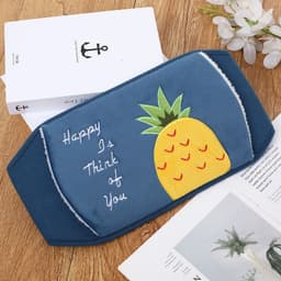 image-Rechargeable Hot Water Bottle Waist Belt Warmer with Plush Cover