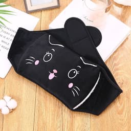 image-Rechargeable Hot Water Bottle Waist Belt Warmer with Plush Cover