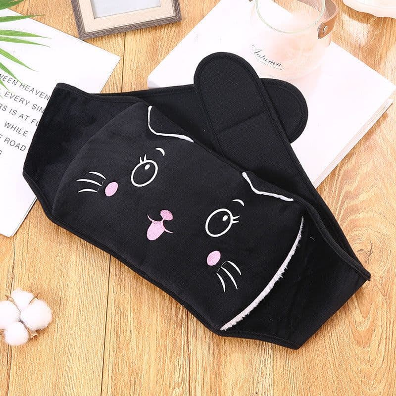 image-Rechargeable Hot Water Bottle Waist Belt Warmer with Plush Cover