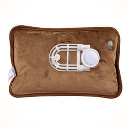 image-Rechargeable Hot Water Bottle Waist Belt Warmer with Plush Cover