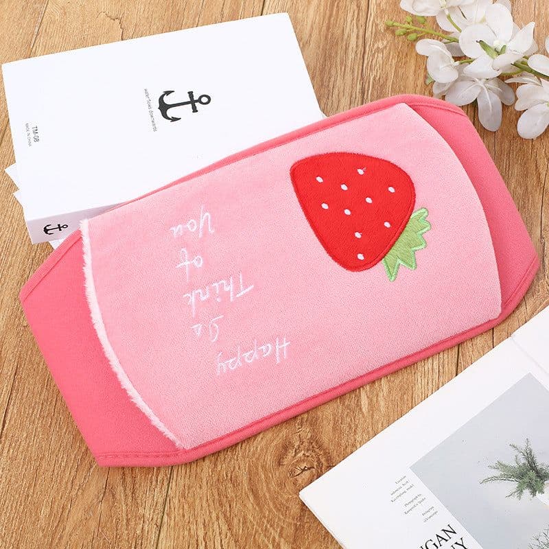 image-Rechargeable Hot Water Bottle Waist Belt Warmer with Plush Cover