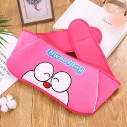 image-Rechargeable Hot Water Bottle Waist Belt Warmer with Plush Cover