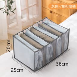 image-Underwear Storage Box Drawer Organizer with Compartments