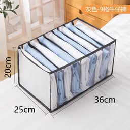 image-Underwear Storage Box Drawer Organizer with Compartments