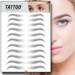 image-Tattoo Eyebrow Stickers Waterproof Semi-Permanent Bionic