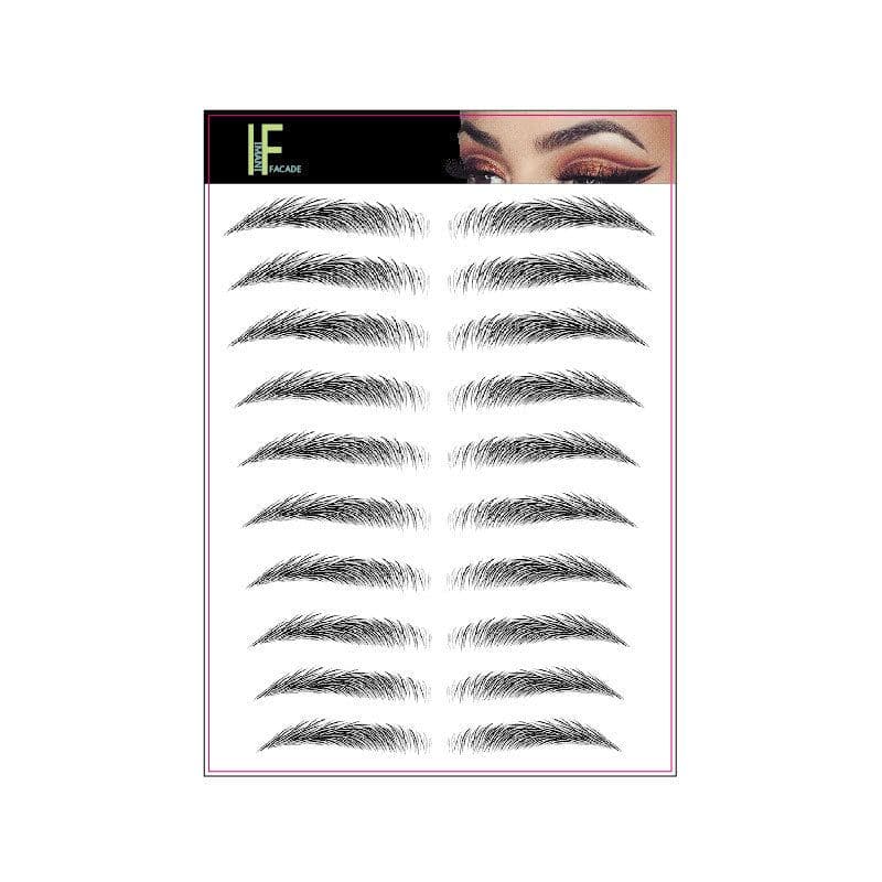 image-Tattoo Eyebrow Stickers Waterproof Semi-Permanent Bionic