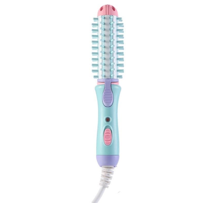 image-Mini Hair Straightener Curler 2-in-1 Dual-Use Styling Comb