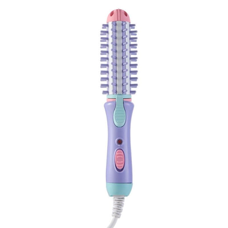 image-Mini Hair Straightener Curler 2-in-1 Dual-Use Styling Comb