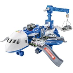 image-Happy Heart Inertial Aircraft Ejection Track with Music Toy Set