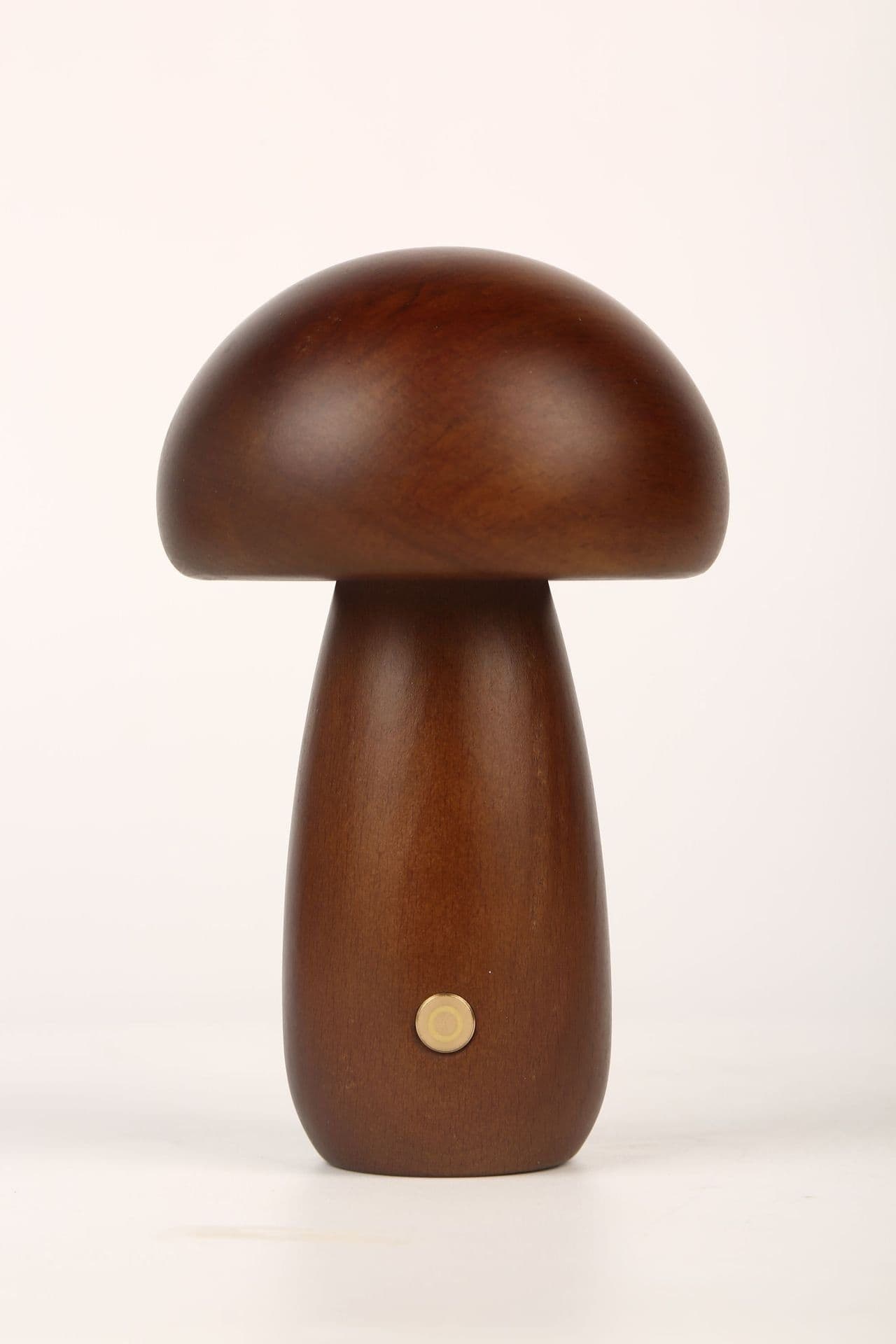 image-Mushroom Night Light LED Touch Lamp Warm Light Wooden Bedside