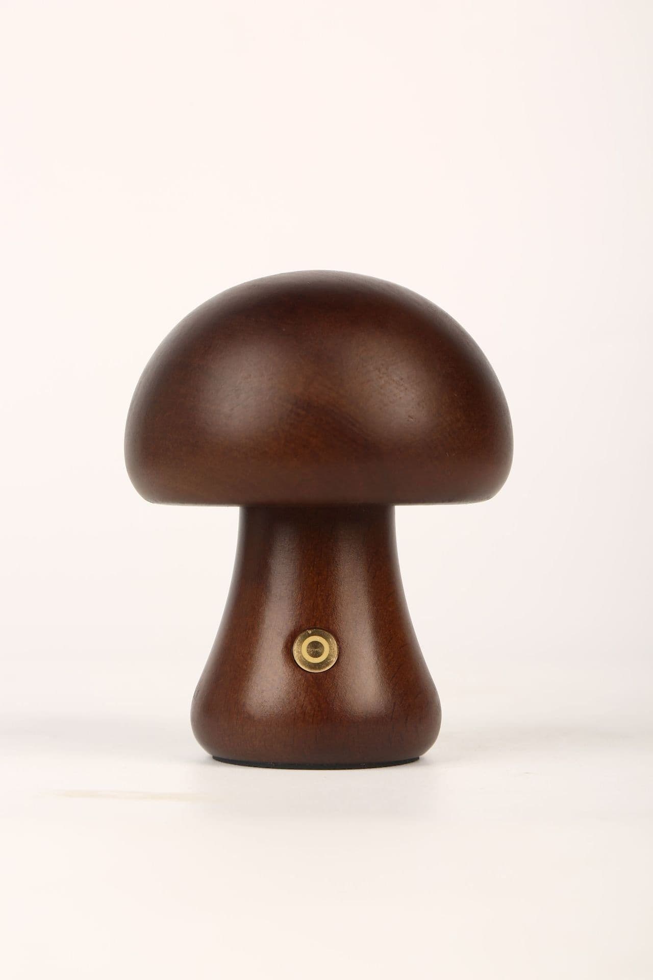 image-Mushroom Night Light LED Touch Lamp Warm Light Wooden Bedside