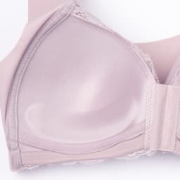 image-Wire-Free Front Buckle Bra Plus Size Thin Padded Lace Lingerie