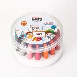 image-Children's Peanut Shaped Crayons 12/24/36 Colors Non-Toxic