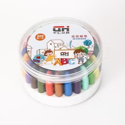 image-Children's Peanut Shaped Crayons 12/24/36 Colors Non-Toxic
