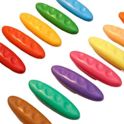 image-Children's Peanut Shaped Crayons 12/24/36 Colors Non-Toxic