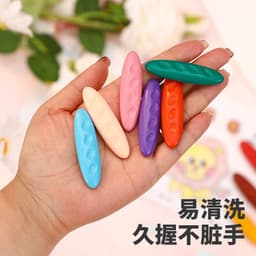 image-Children's Peanut Shaped Crayons 12/24/36 Colors Non-Toxic