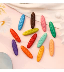 image-Children's Peanut Shaped Crayons 12/24/36 Colors Non-Toxic