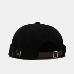 image-HEALCOLD Corduroy Dome Hat with Patch M (56-58cm)