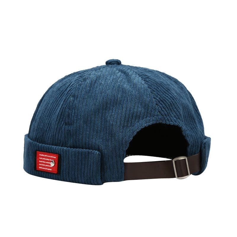 image-HEALCOLD Corduroy Dome Hat with Patch M (56-58cm)