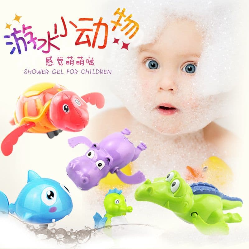 image-Baby Bath Toys Spray Water Eggs Dinosaur Shower Toy for Kids
