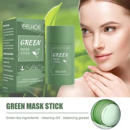 image-EELHOE Green Tea Solid Mask Stick Deep Cleansing Moisturizing