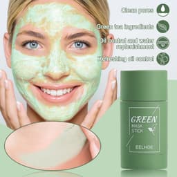 image-EELHOE Green Tea Solid Mask Stick Deep Cleansing Moisturizing